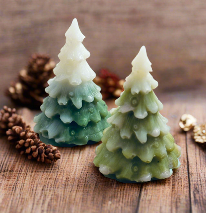 Snowy Christmas tree wax melts 5 pack