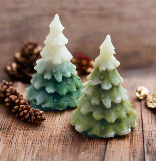 Snowy Christmas tree wax melts 5 pack