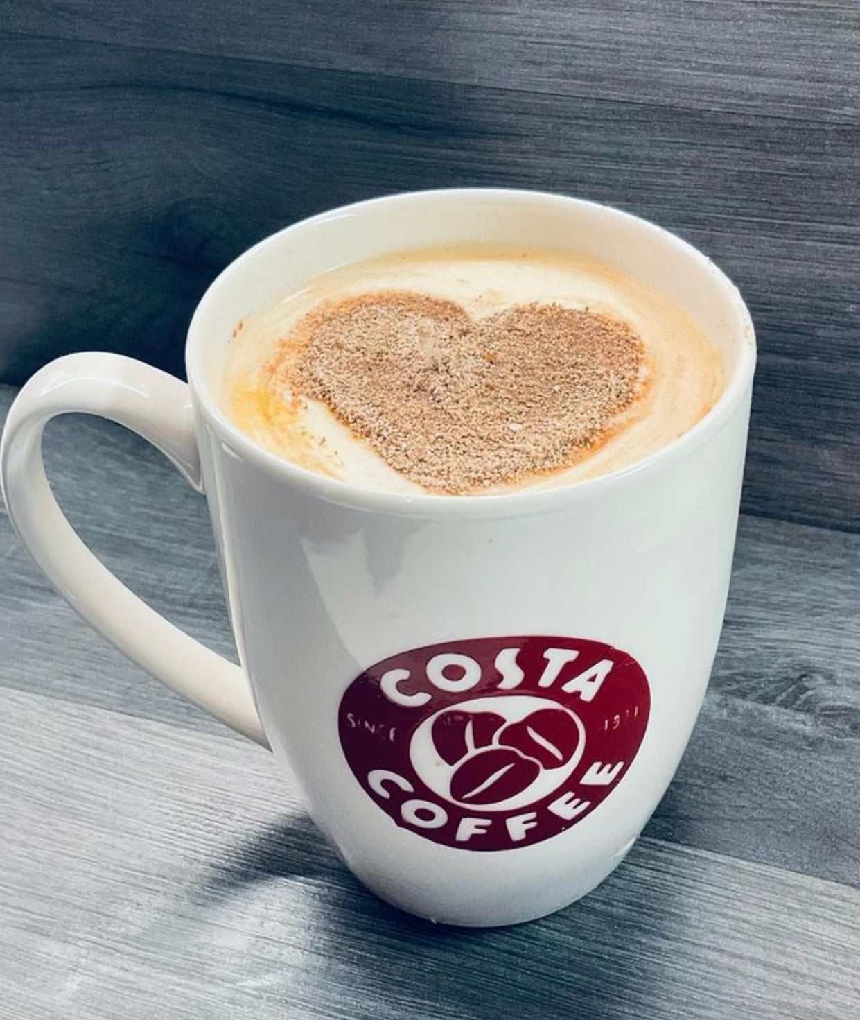 Costa coffee candle