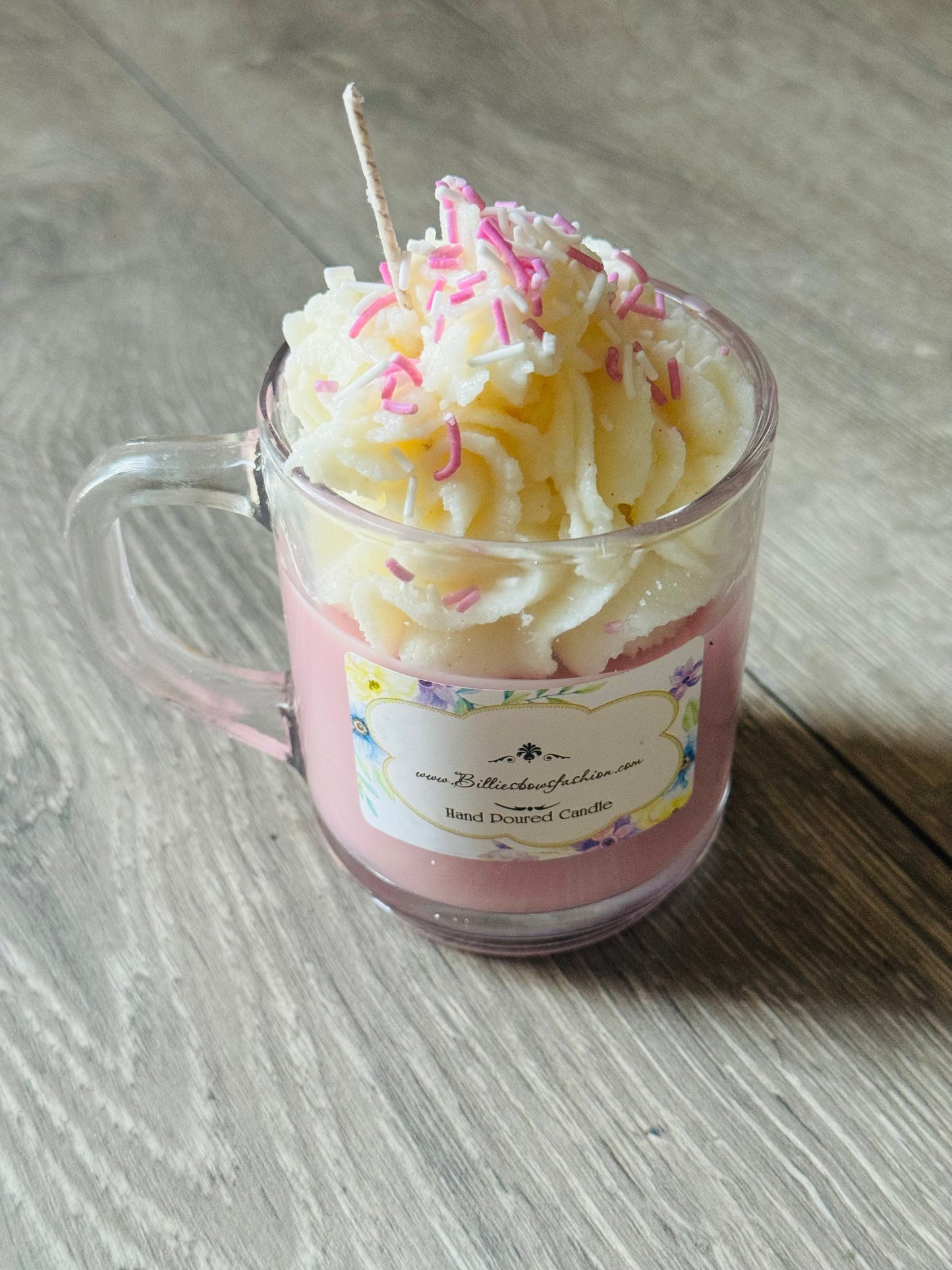 Milkshake candle