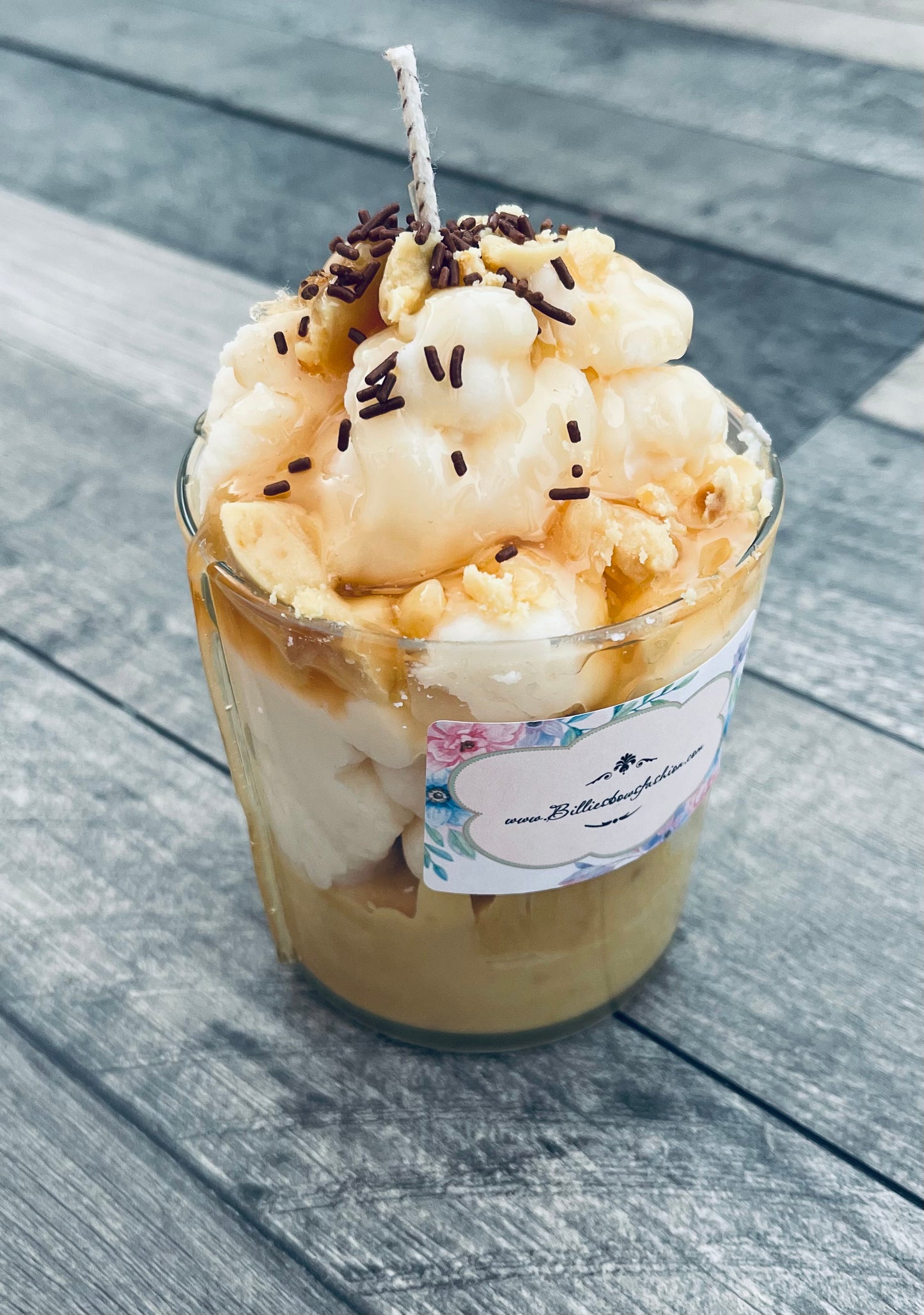 Salted Caramel cheesecake candle