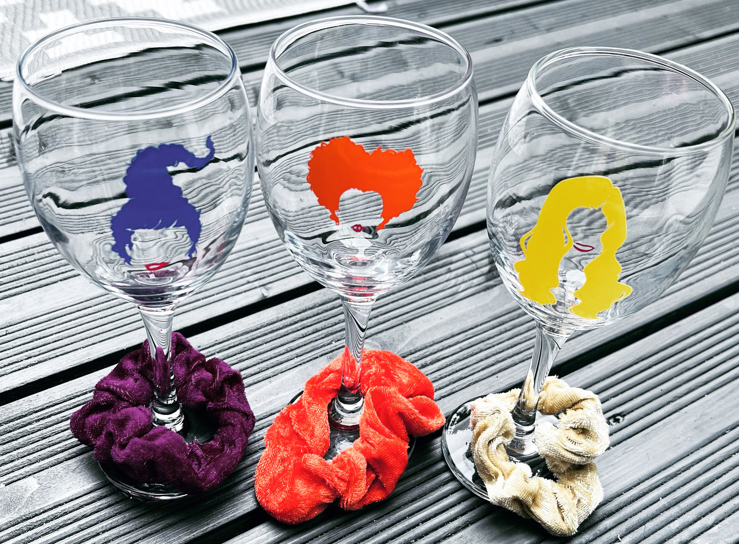 Hocus pocus wine glass