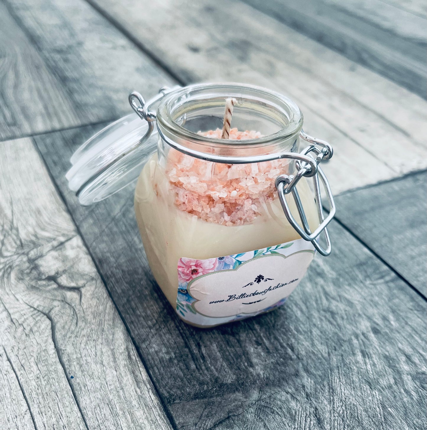 Mini anxiety jar candle